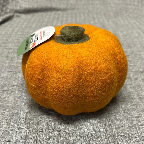 Trader Joe’s handcrafted filtered wool pumpkin - Picture 1 of 7